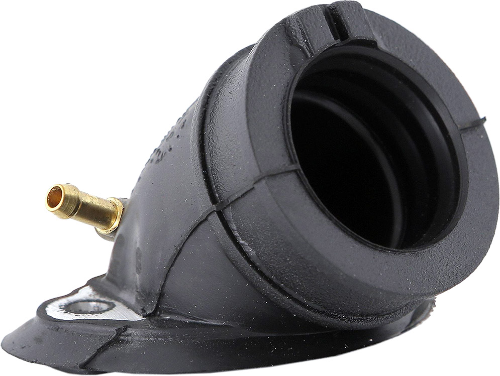 Collettore aspirazione in GOMMA RIGIDA a 2 fori - Carburatore SHA 17/17 - Piaggio 125 Vespa ET4 Zip Skipper Liberty - CI0008