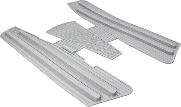 Tappetino pedana in gomma colore grigio - Tappeto - Piaggio Vespa 150 Super Sprint GT GTR - CI0144