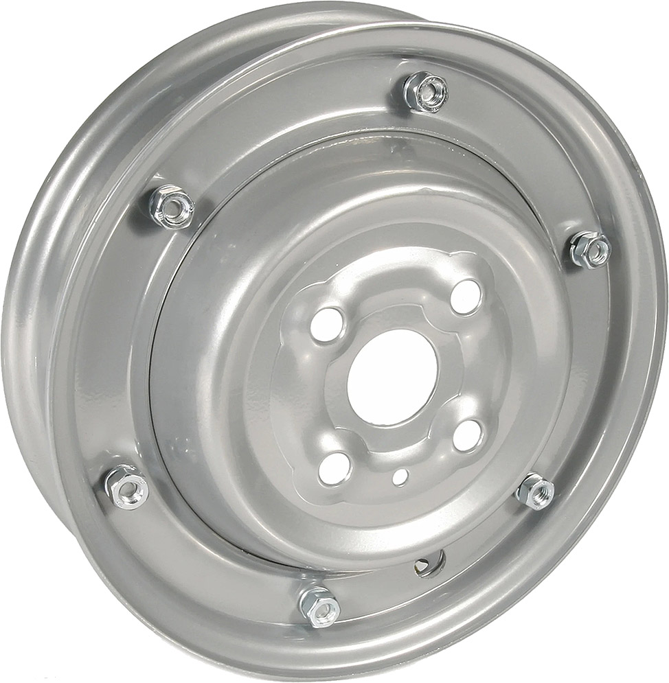 Cerchio ruota 9" pollici - Grigio metallizzato - Piaggio 50 Vespa N L R - CI0473