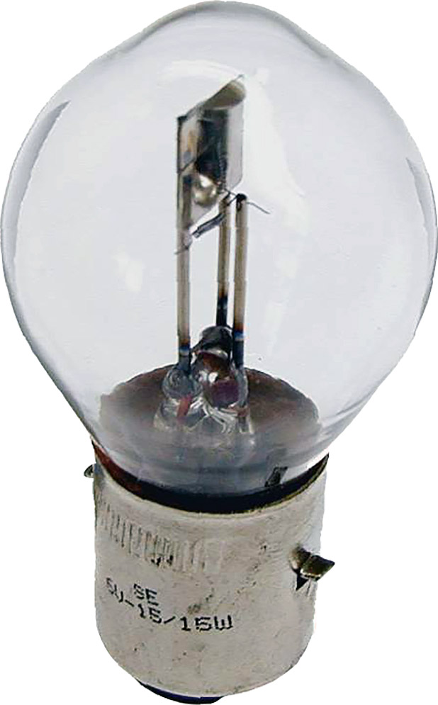 Lampadina biluce BA 20D - 6V 15/15W - Piaggio 98 125 150 200 Vespa Faro basso GT GTR Primavera ET3 GL GS TS Sprint Rally - CI0518
