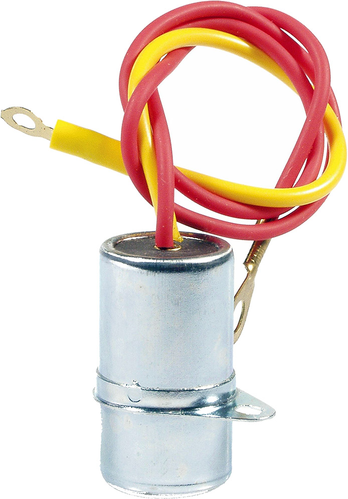 Condensatore per Accensione a Puntine a 2 fili - Ø 20mm - Piaggio 125 150 Vespa VNA VNB GTR VBB - CI0638