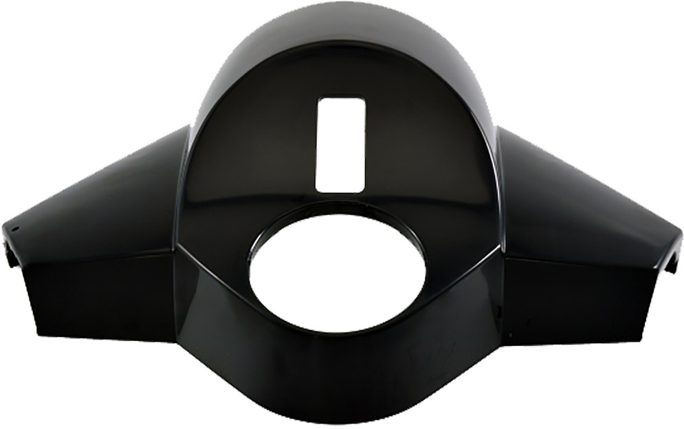 Coperchio manubrio NERO con fori per contachilometri e spie di controllo - Piaggio 50 125 PK S SS - CI0901
