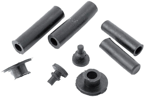 Kit 8 gommini cofani laterali - Destro sinistro - Piaggio Vespa PX T5 TS Rally- CI1041