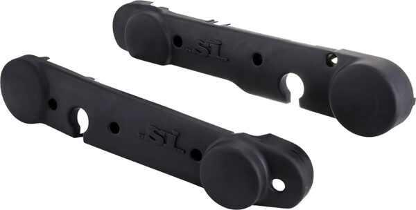 Coppia fiancatine SI in plastica - Colore Nero - Bande laterali paraurti - MODELLI CON VARIATORE - Piaggio 50 SI FL2 MIX - CI1251