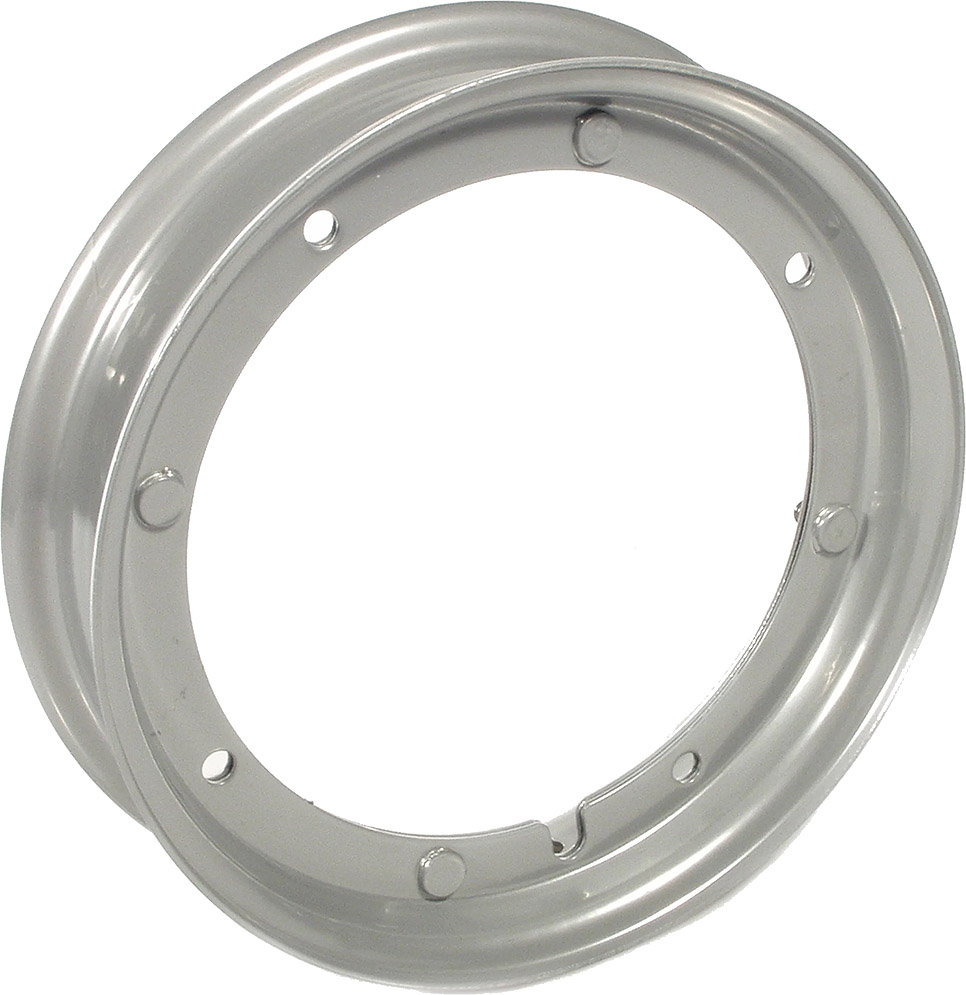Cerchio ruota per tamburo 4 attacchi - 9" - Grigio metallizzato - Piaggio 50 Vespa Special R - CI1392