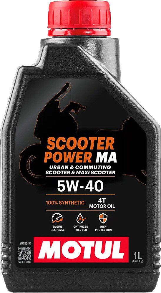 Olio motore Motul SCOOTER POWER MA 5w40 4T -100% SINTETICO – Bottiglia da 1 litro – UNIVERSALE – CI1706