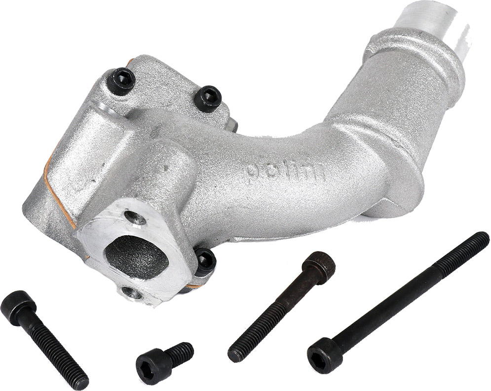Collettore originale PM doppia aspirazione COMPLETO - Diametro 24mm - Per carburatore Dell'Orto PHBL24 - Piaggio 50 125 Vespa Special L N R Primavera ET3 - CI1866
