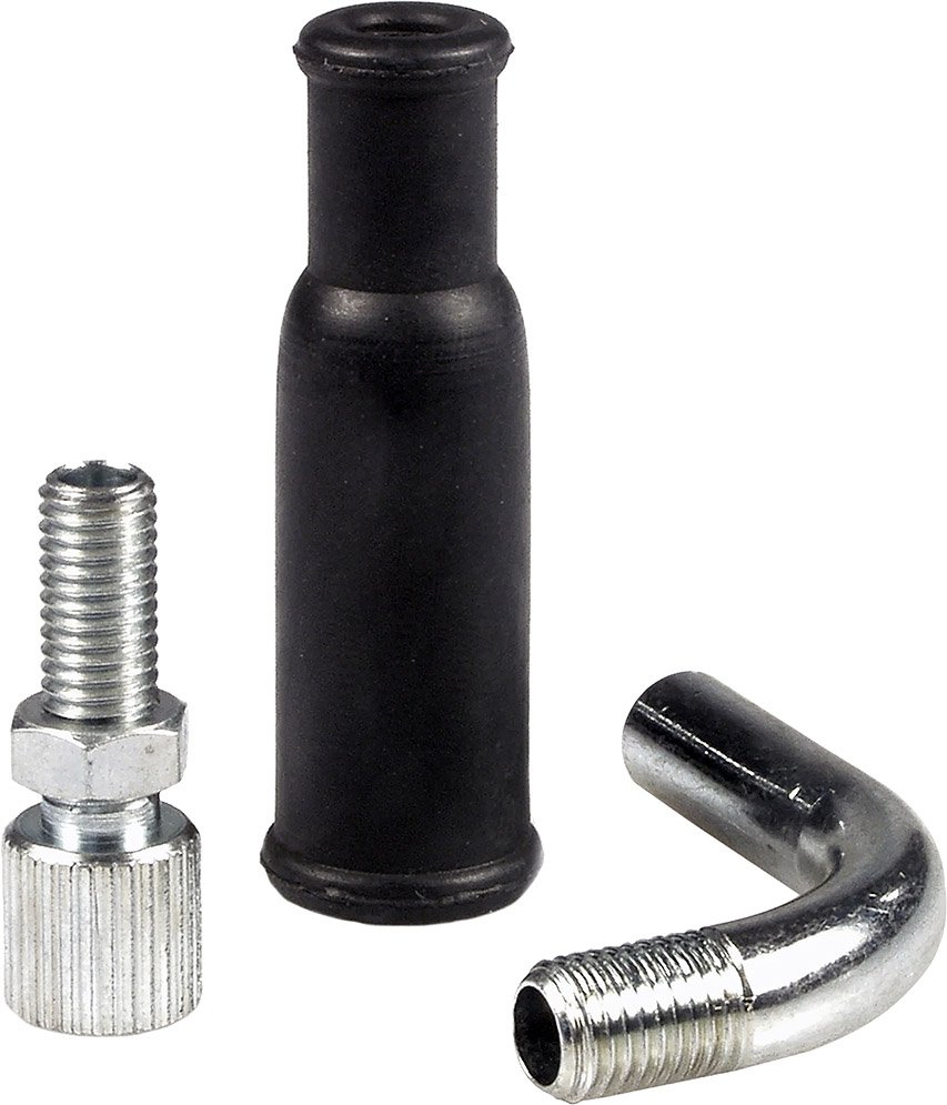 Raccordo a 90° per cavo GAS o STARTER con vite di regolazione - Per carburatori PHBG/PHBH/PHBL/PHF/PHM - Per scooter 50 125 180 250 400 - CI1940
