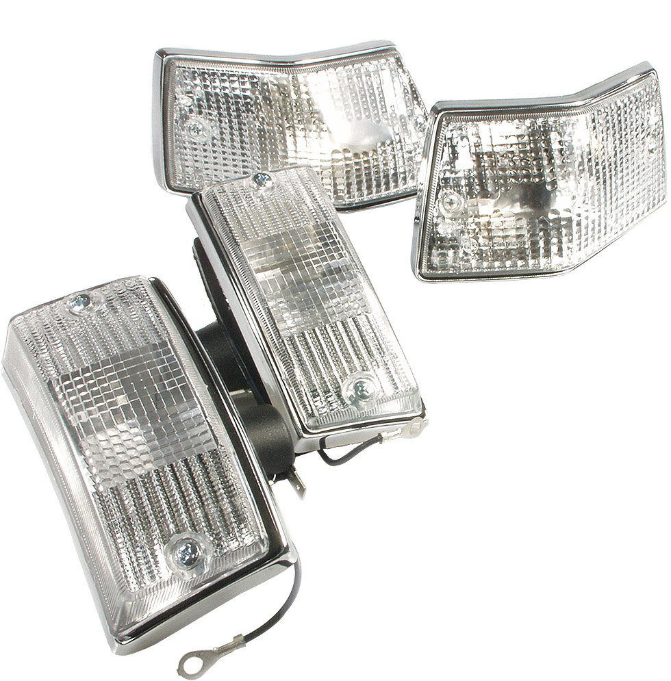 Kit COMPLETO Frecce Anteriori e Posteriori con Portalampada - SENZA LAMPADINE - Piaggio 125 150 200 Vespa PX - CI1942