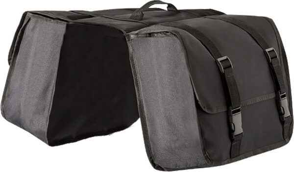 Borsa porta oggetti UNIVERSALE con manico NERA - In tessuto impermeabile 600D - 14 Litri - City bike Biclicletta E-bike Graziella - CI1996
