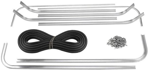 Serie strisce pedana - COMPLETA - Listello largo come originale - Piaggio Vespa 150 GL - CI2285